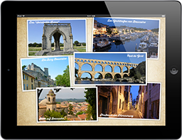 Travel Appetizer App Beaucaire Plopup Sehenswürdigkeiten Collage, gestaltet von Travel Appetizer